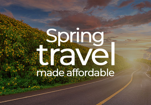 spring travel made affordable
